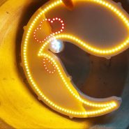 تابلو LED ثابت ضد آب طرح مرغ